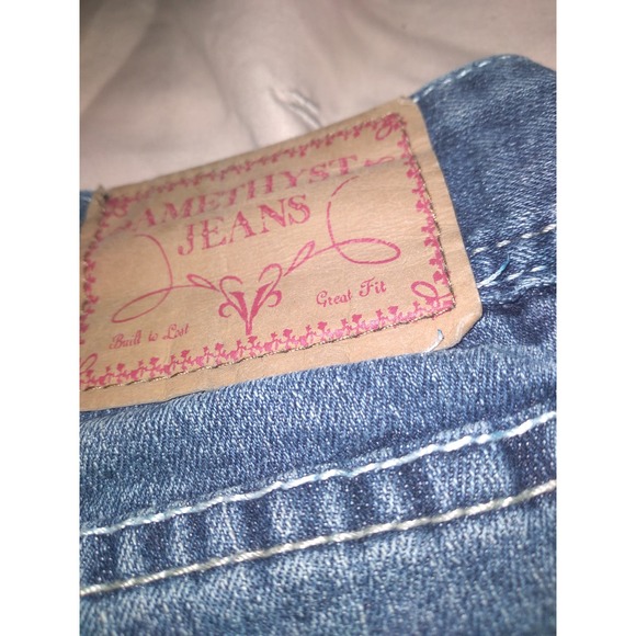 Amethyst Jeans denim cutoff shorts size 3 - Picture 3 of 4